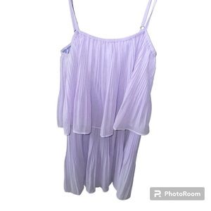 NWT Romper Lavender Romper/Mini Dress. XS.
